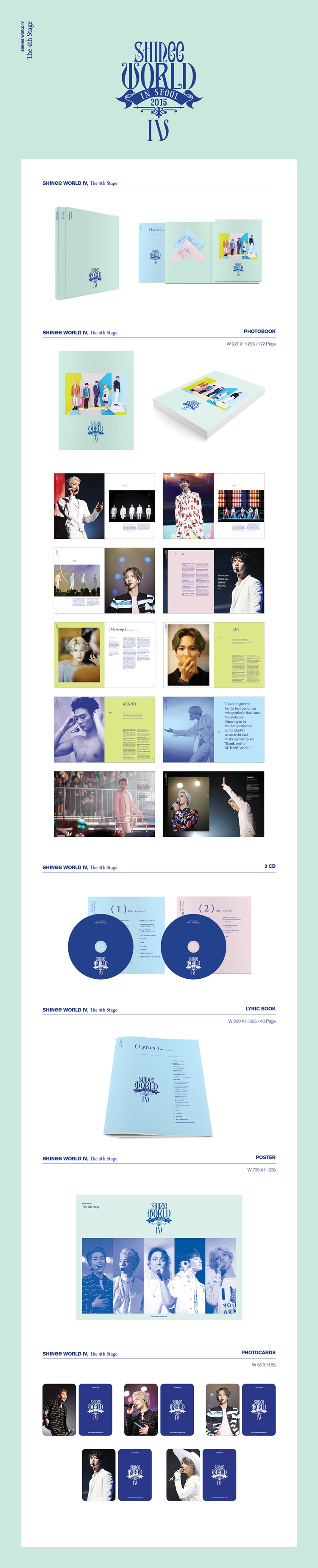 샤이니 (SHINEE) - SHINEE WORLD IV : THE 4TH STAGE (2CD) - SOUNDWAVE