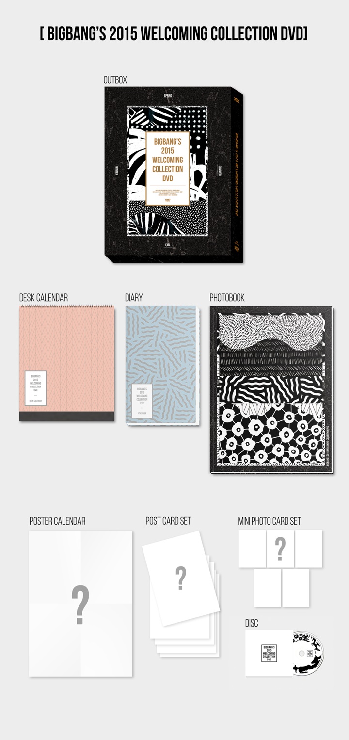 빅뱅 - BIGBANG'S 2015 WELCOMING COLLECTION DVD (1 DISC) - SOUNDWAVE
